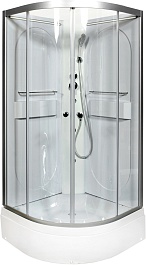 DTO Душевая кабина L580 N LED с гидромассажем – фотография-1